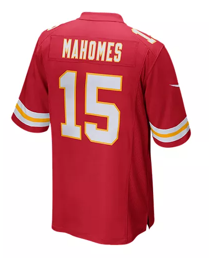 NFL Player Game Jersey Home Patrick Mahomes Chiefs