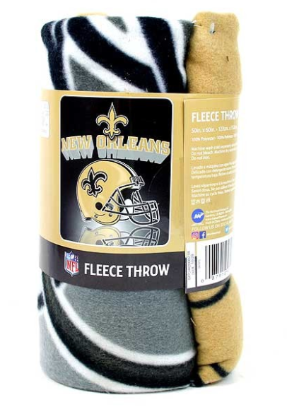 NFL Fleece Throw Saints
