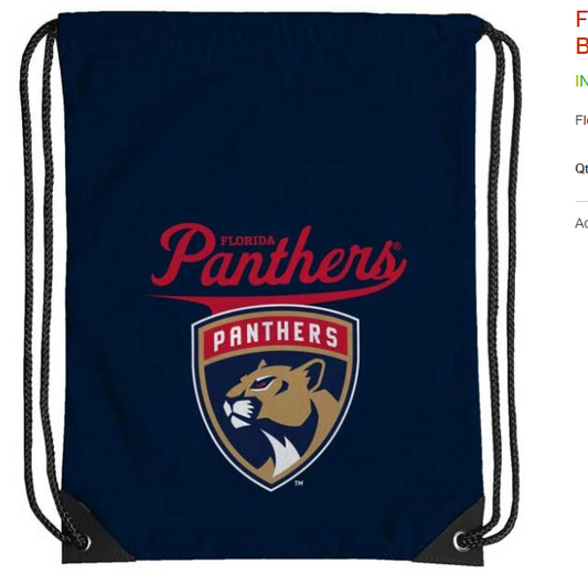 NHL Bag Drawstring Cinche Panthers