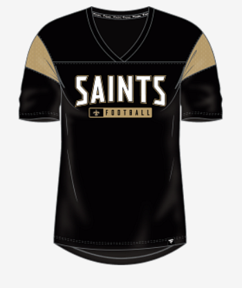 NFL Ladies T-Shirt Team Loyalty Saints