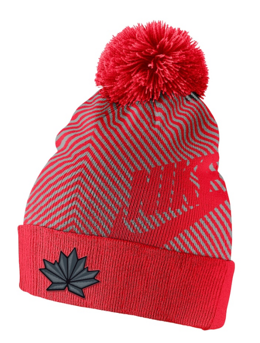 Hockey Canada Knit Hat Futura Cuffed Pom Team Canada