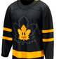 NHL Blank Replica Breakaway Jersey Alt Black Reversible Maple Leafs