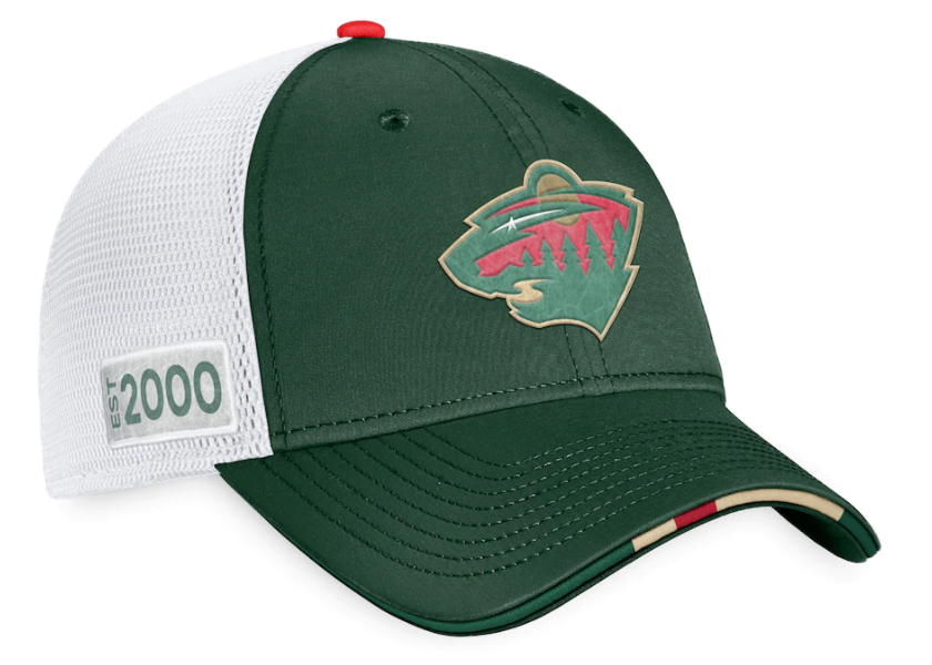 NHL Hat Structured Adjustable Draft 2022 Wild