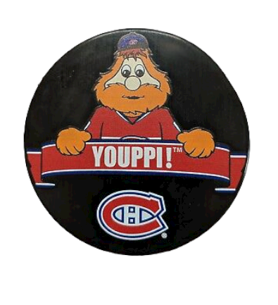 NHL Puck Mascot Canadiens