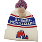 NHL Knit Hat Vintage Pillow Line Nordiques