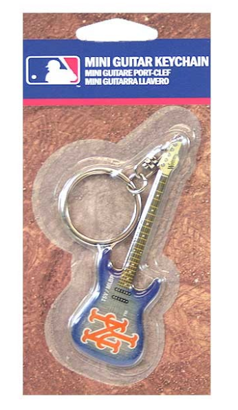 MLB Keychain Guitar Mets