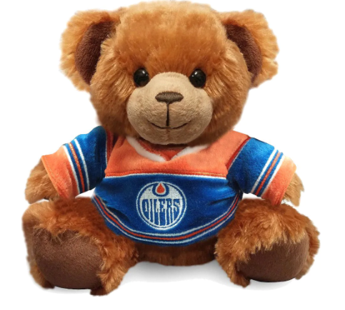 NHL Teddy Bear Jersey Oilers