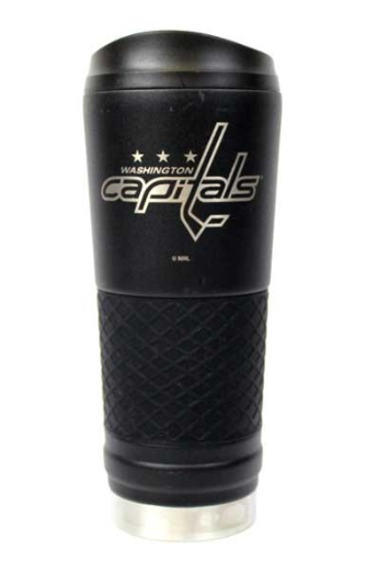 NHL Travel Mug Black 24oz. Stealth Capitals