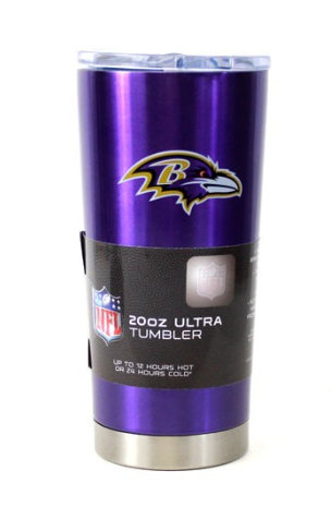 NFL Travel Mug 20oz. Ultra Tumbler Ravens