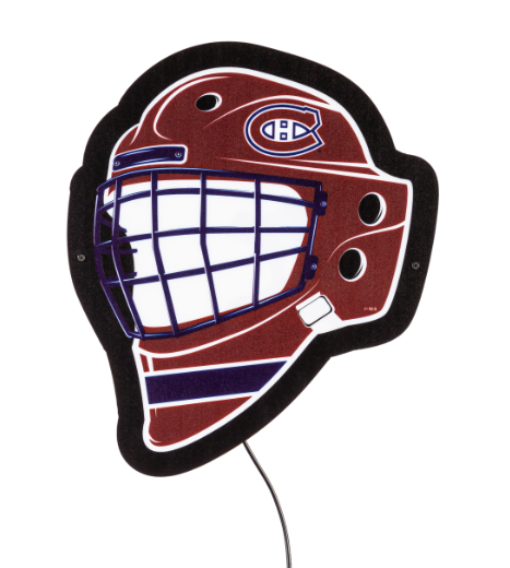 NHL Led Wall Decor Helmet Canadiens