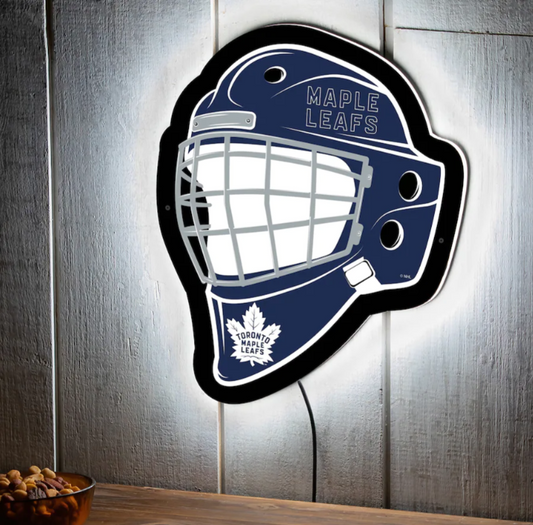 NHL LED Wall Decor Helmet Maple Leafs