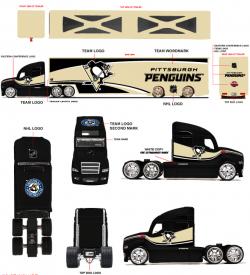 NHL Transport Truck Penguins