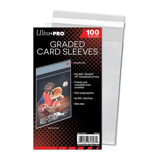 Ultra Pro Graded Card Sleeves Clear 100 Pack