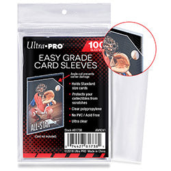 Ultra Pro Easy Grade Card Sleeves Clear 100 Pack