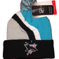 NHL Youth Knit Hat Special Edition Reverse Retro Diagonal Sharks