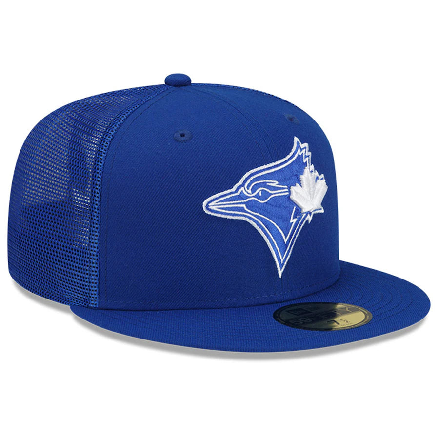 MLB Hat 5950 Trucker Batting Practice 2023 Blue Jays (Blue)