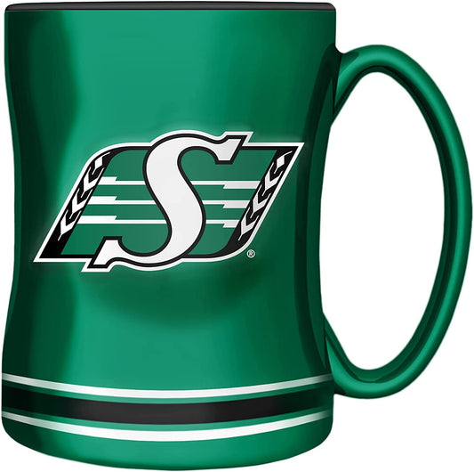 CFL Coffee Mug Sculpted Relief Roughriders