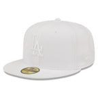 MLB Hat 5950 Tonal White Dodgers