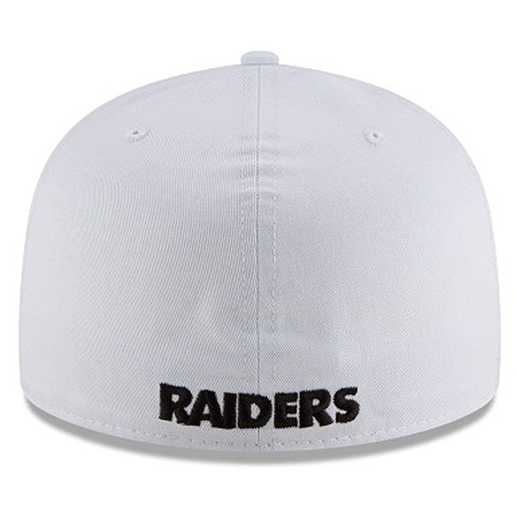 NFL Hat 5950 Basic White Raiders
