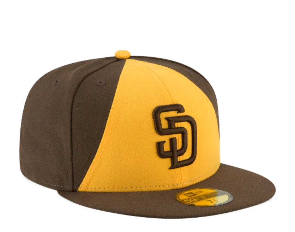MLB Hat 5950 ACPerf Alt2 Padres (Yellow & Brown)