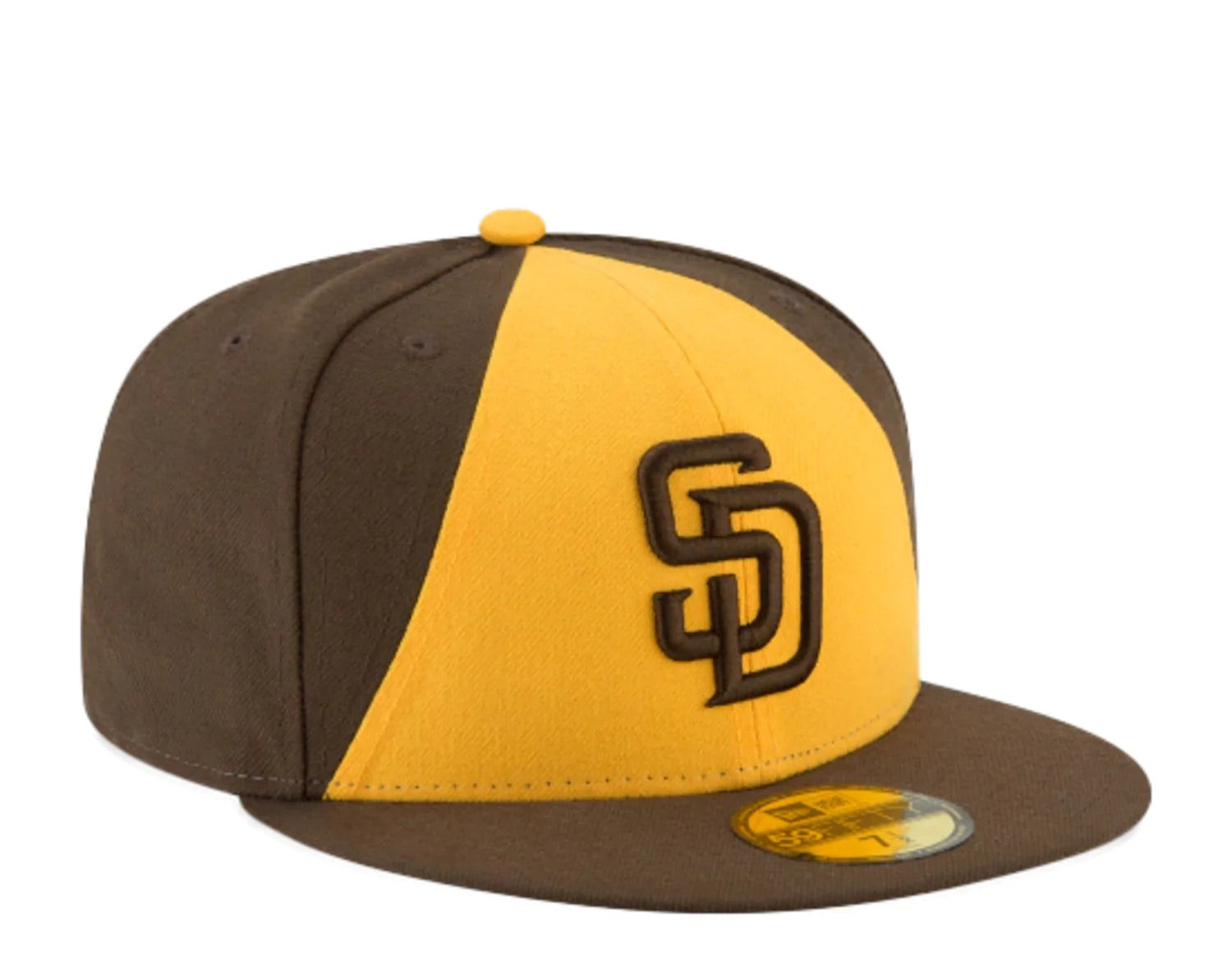 MLB Hat 5950 ACPerf Alt2 Padres (Yellow & Brown)