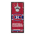 NHL Wooden Bottle Opener Sign Canadiens