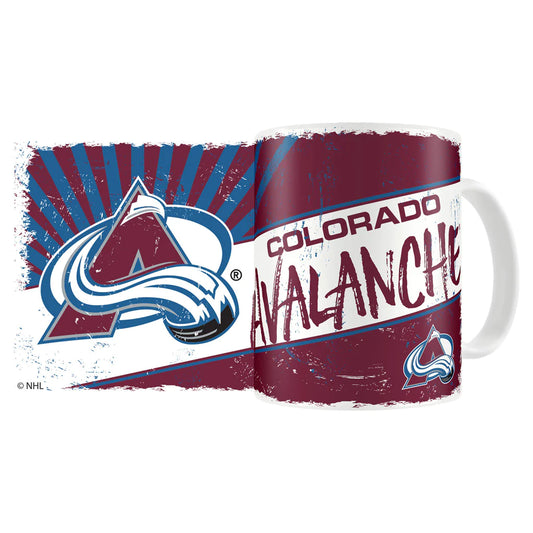 NHL Coffee Mug 15oz Sublimated Avalanche