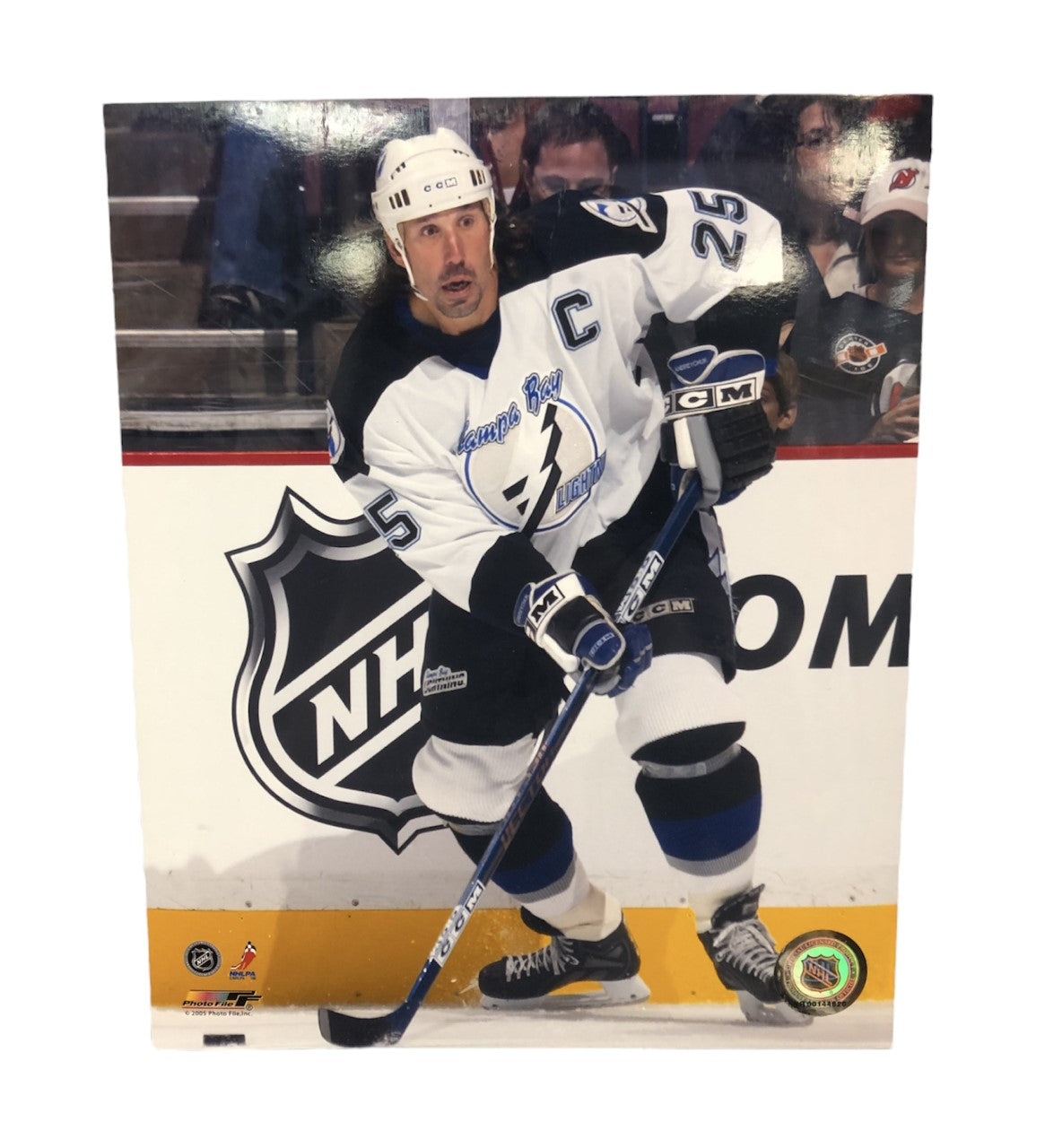 NHL 8X10 Player Photograph Dave Andreychuk Lightning