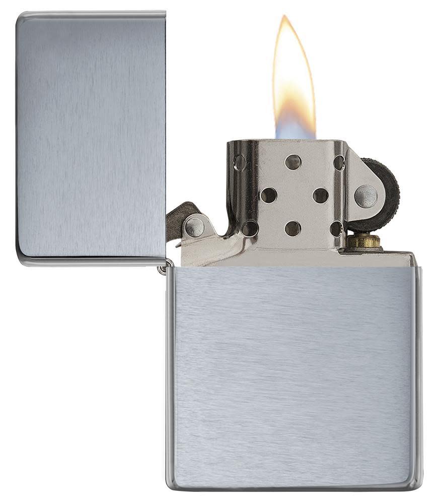 Zippo Regular Brushed Chrome Vintage