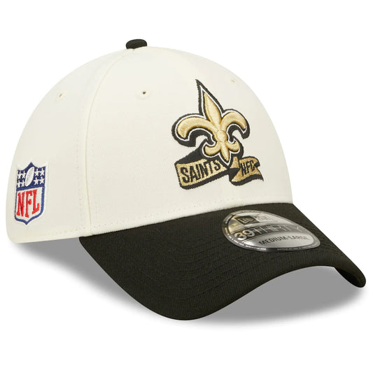 NFL Hat 3930 Sideline 2022 Cream Saints
