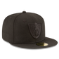 NFL Hat 5950 Blackout Raiders