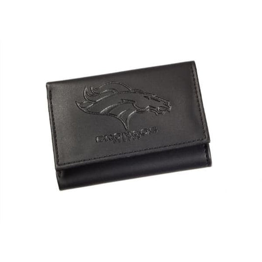 NFL Wallet Leather Tri-Fold Broncos (Black)