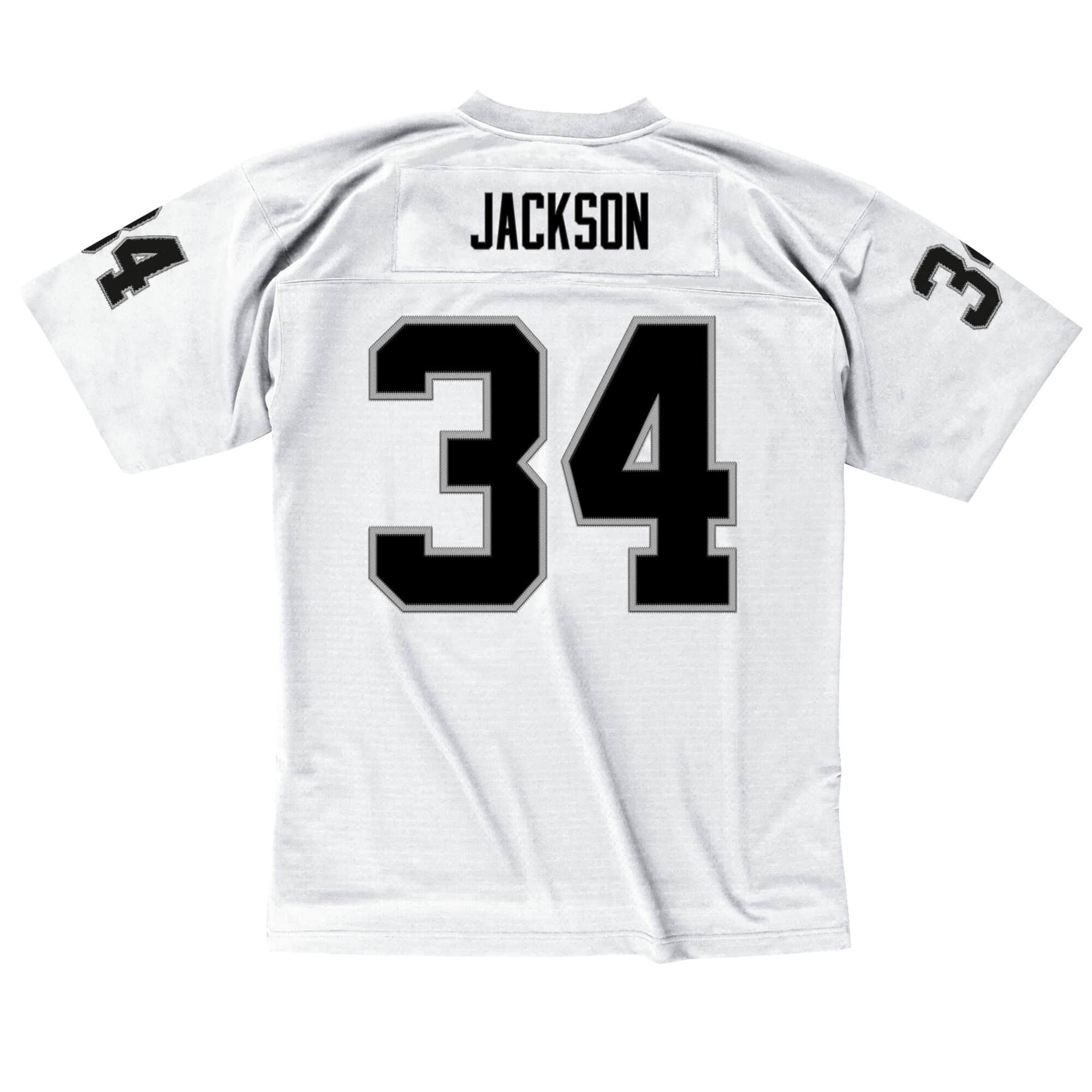 NFL Legacy Player Jersey 1988 Bo Jackson Raiders (White)