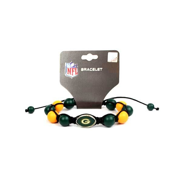 NFL Beaded Bracelet True Fan Packers