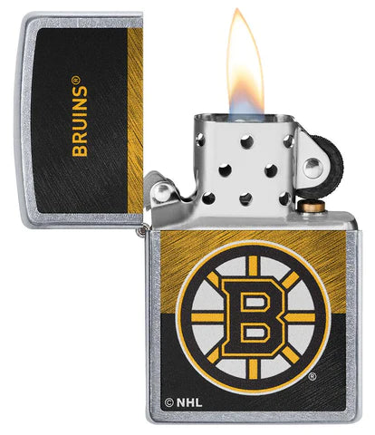 NHL Zippo Lighter Street Chrome Bruins