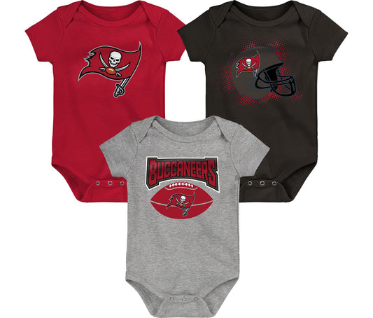 NFL Infant 3Pc Onesie Set Game On Buccaneers