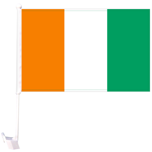 Country Car Flag Ivory Coast (Côte d'Ivoire)