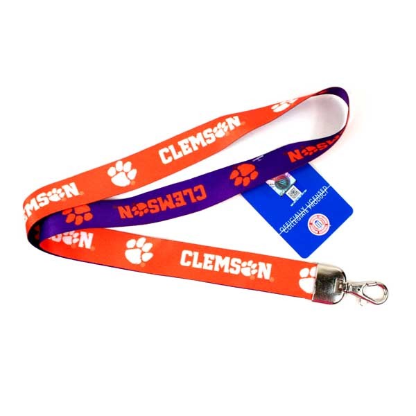 NCAA Lanyard 2 Tone Clemson Tigers