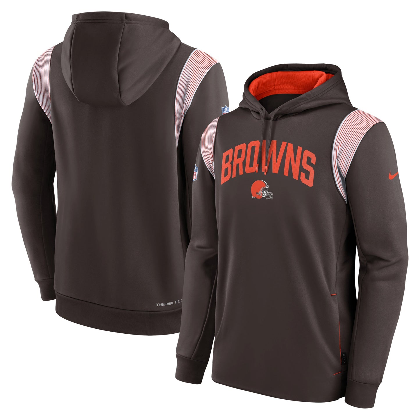 NFL Hoodie Pull Over Fleece Sideline 2022 Browns