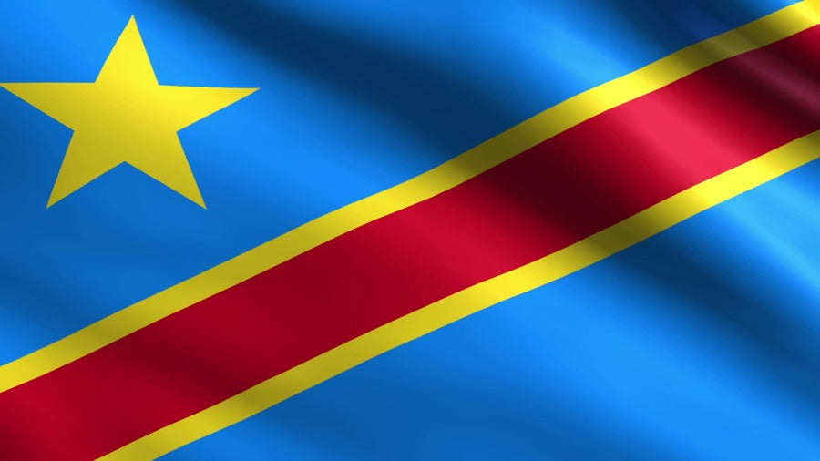 Country Flag 3x5 Democratic Republic of the Congo