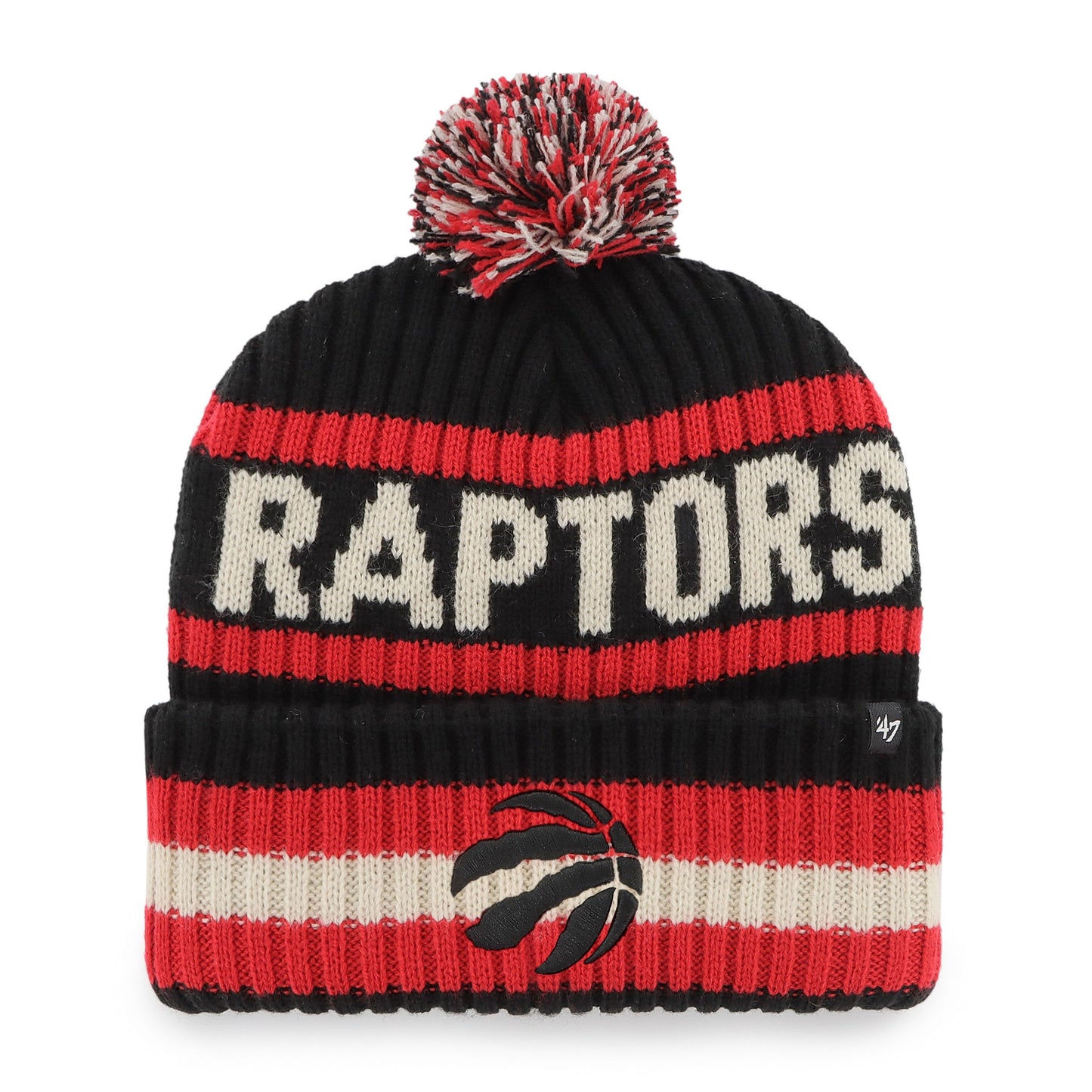 NBA Knit Hat Bering Cuff Raptors