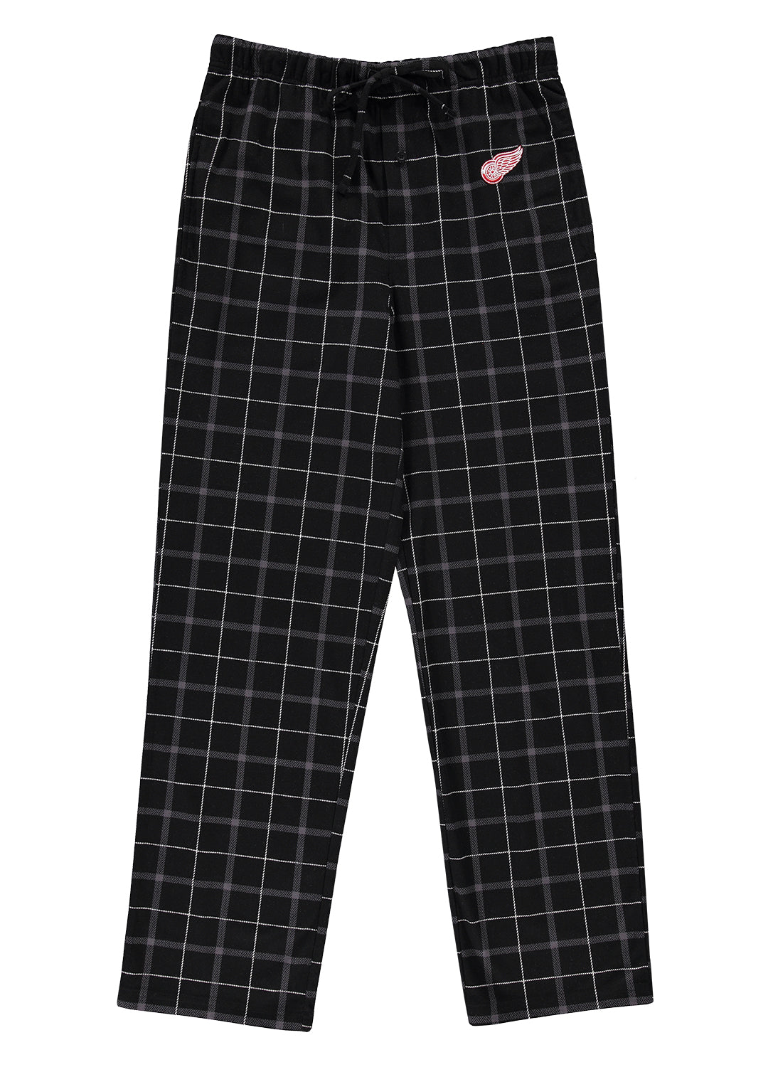 NHL PJ Pant Plaid Stitch Logo Red Wings