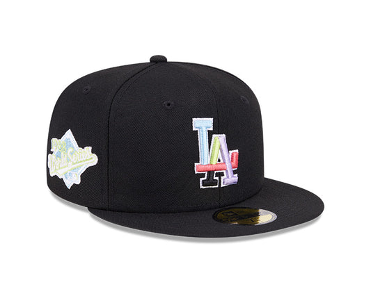 MLB Hat 5950 Color Pack Multicolor Dodgers (Black)