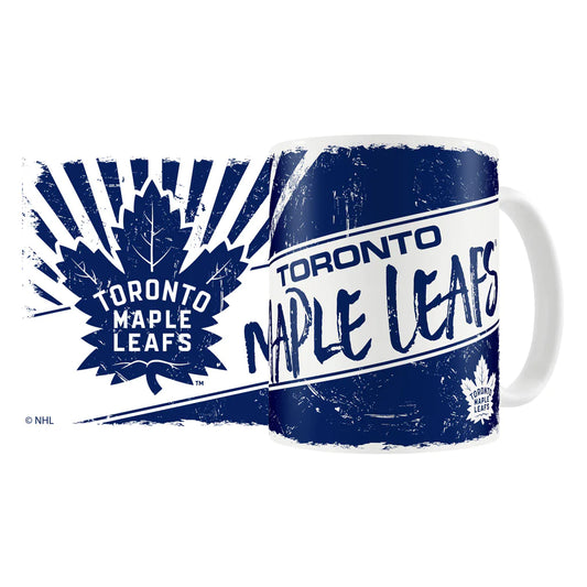 NHL Coffee Mug 15oz Sublimated Maple Leafs