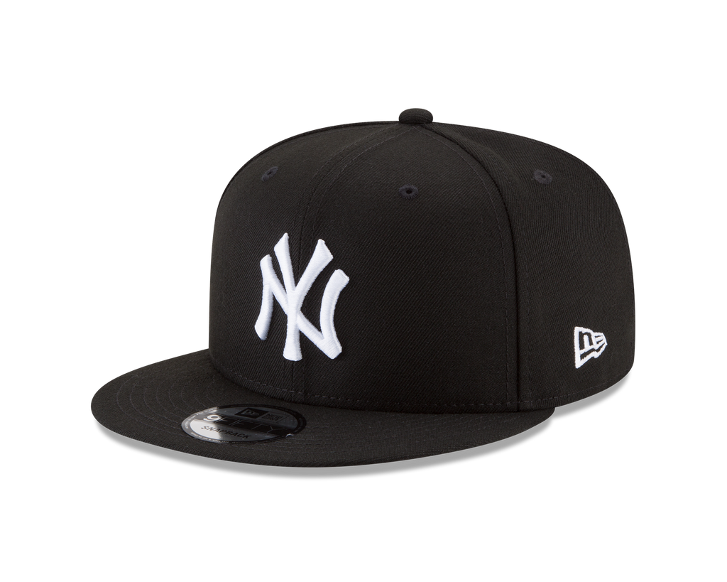 MLB Hat 950 Basic Snapback Black and White Yankees
