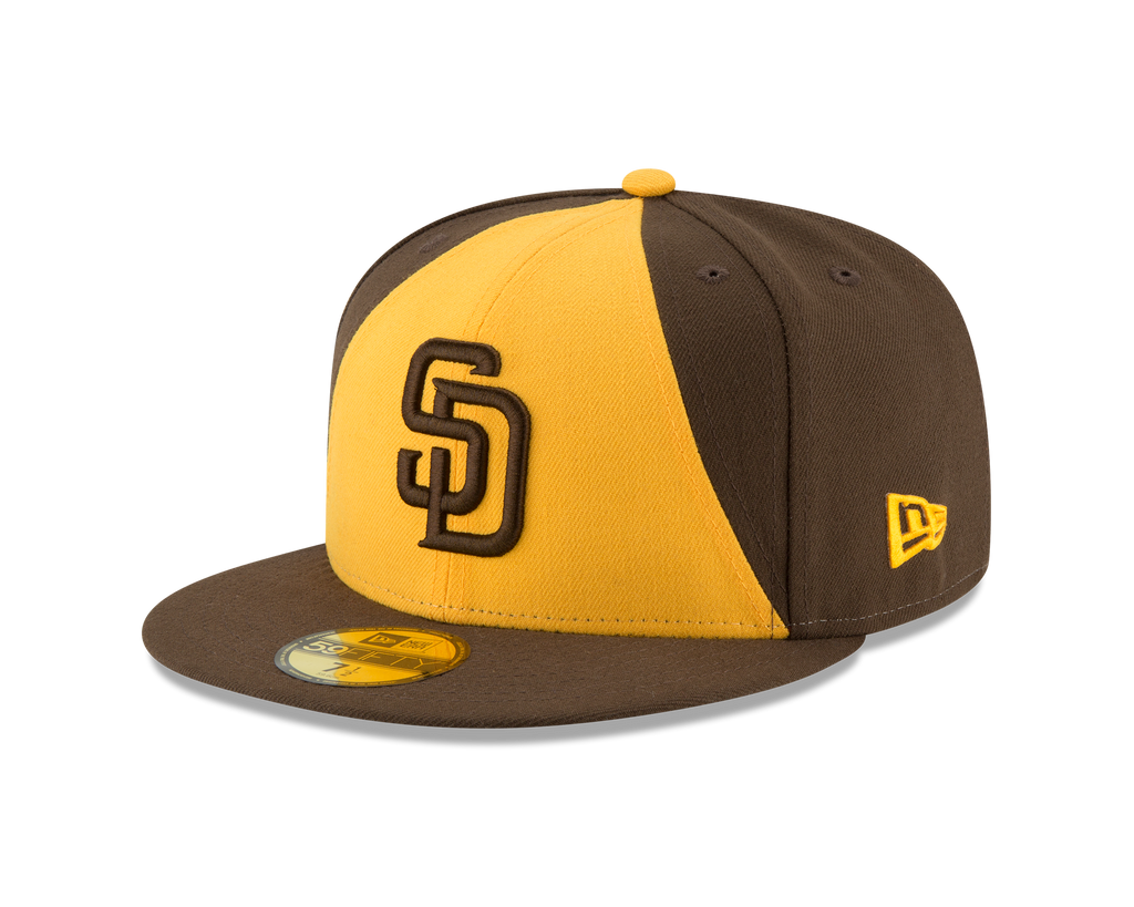 MLB Hat 5950 ACPerf Alt2 Padres (Yellow & Brown)