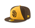 MLB Hat 5950 ACPerf Alt2 Padres (Yellow & Brown)