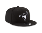 MLB Hat 950 Basic Snap Black and White Blue Jays