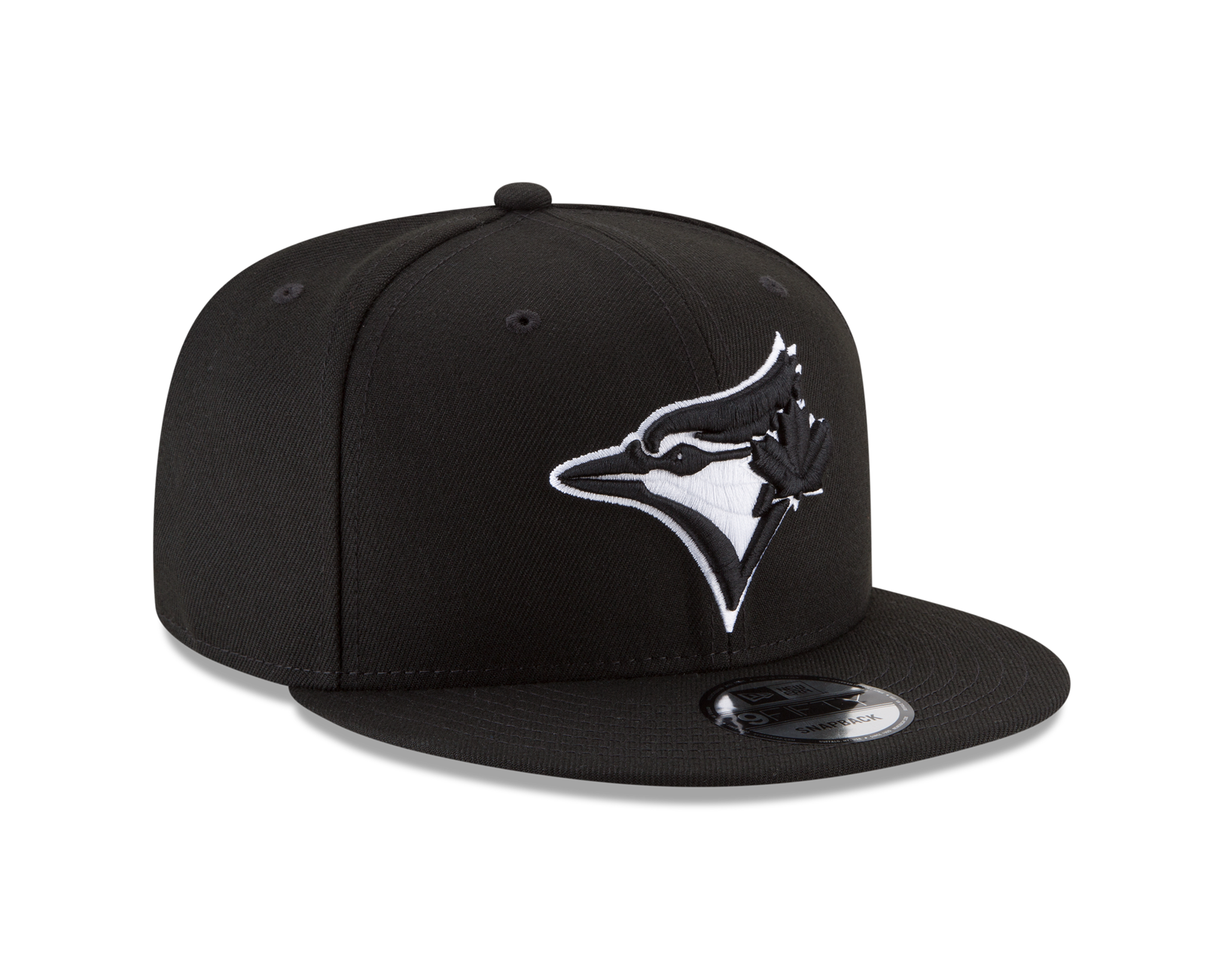 MLB Hat 950 Basic Snap Black and White Blue Jays