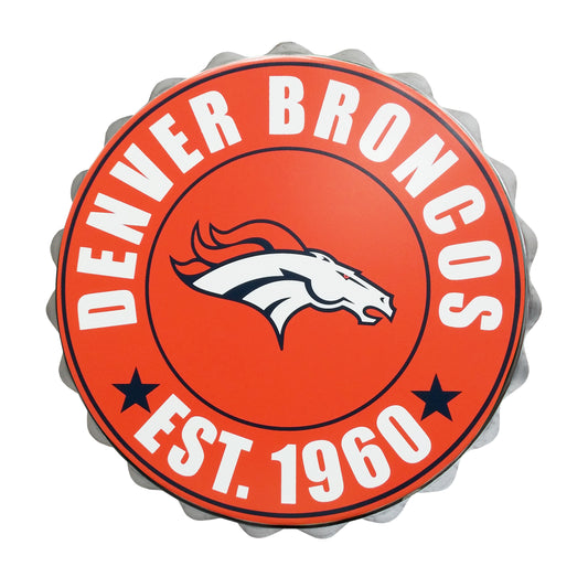 NFL Wall Logo Bottle Cap Broncos